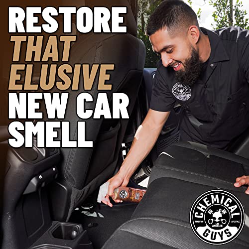 Chemical Guys AIR_101_16 New Car Smell Premium Air Freshener and Odor Eliminator, Long-Lasting Scent, Great for Cars, Trucks, SUVs, RVs & More, 16 fl oz