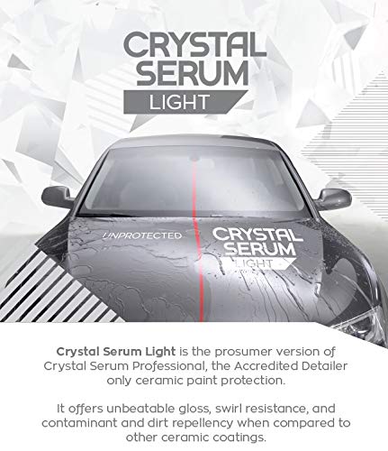 Gtechniq - CSL Crystal Serum Light - Ceramic Coating, Protect Your Paint, Add Gloss, Resist Swirls, Repel Contaminants, Ultra-Durable, High-Gloss, Slick Feeling, Resists Chemicals (50 milliliters)