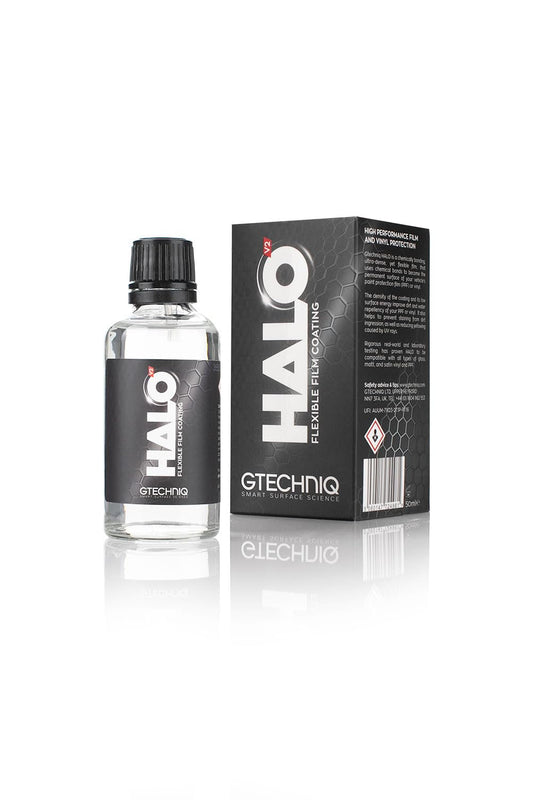 Gtechniq - Halo V2 - Flexible Paint, PPF, and Vinyl Protection; Safe for All Types of Wraps/PPF: Gloss, Satin, and Matte finishes, Plus self-Healing - 50ml