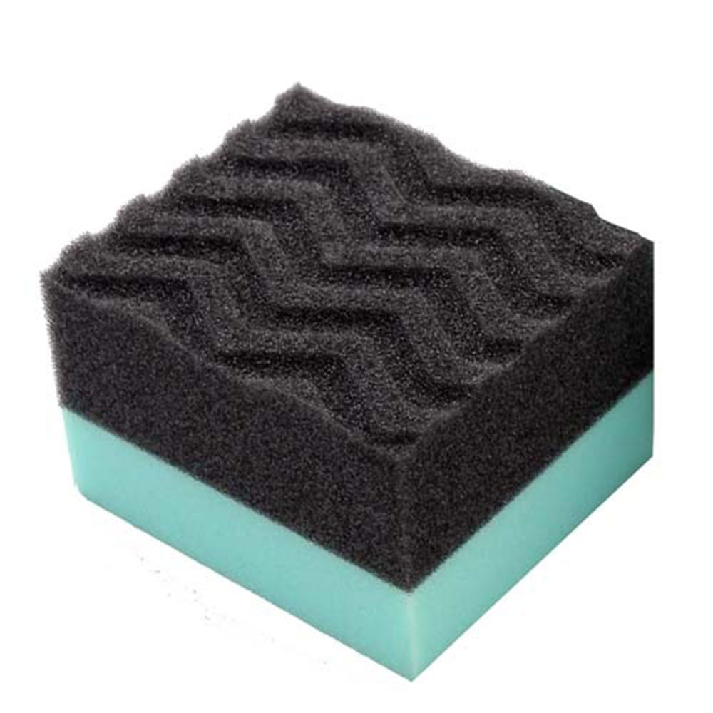 Chemical Guys ACC_300_2 Wonder Wave Durafoam Contoured Large Tire Dressing Applicator Pad, Pack of 2