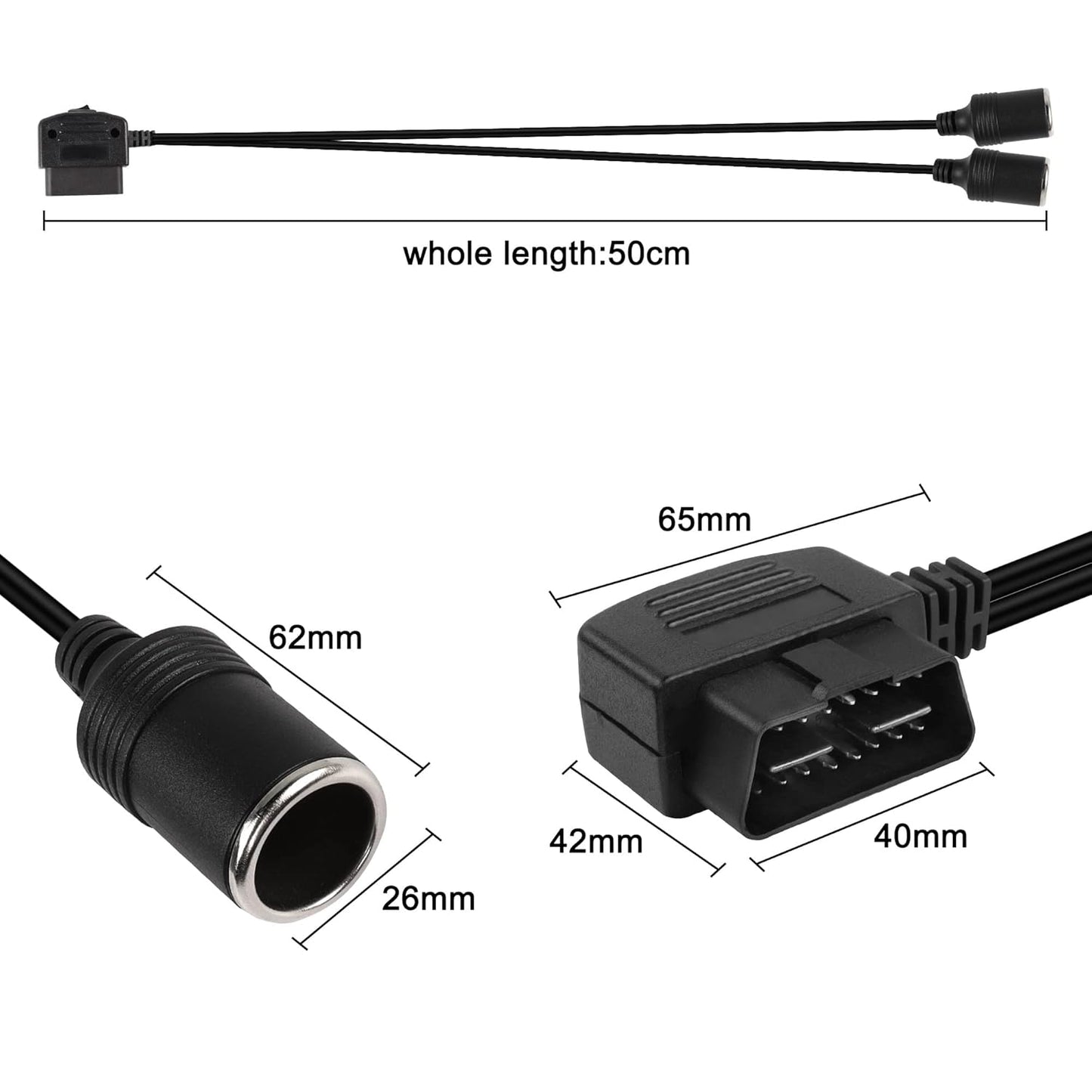 OBD2 to 12v Accessory Outlet