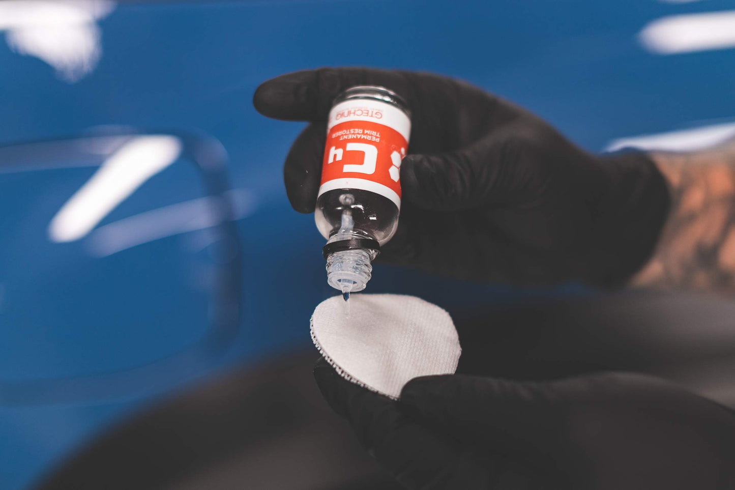 Gtechniq - C4 Permanent Trim Restorer - Restores Faded Trim to New Condition; Exceptionally Thin Optically Clear Film, Protective Durable Coating for Up to 2 Years (30 milliliters)