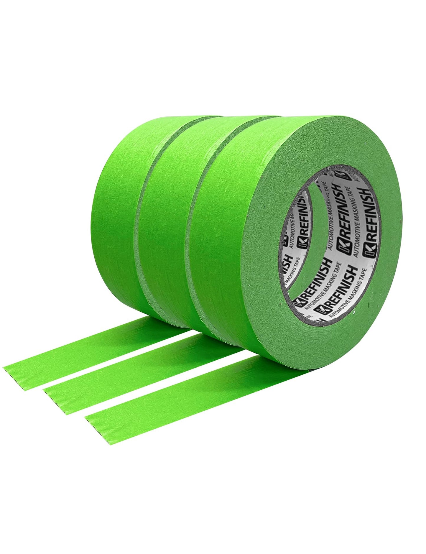 Painters Tape for Car Paint Green No Residue Automotive Masking Tape for Automotive Paint - Heat Resistant for Paint Booth, 0.7 Inches x 60 Yards, 6 Rolls