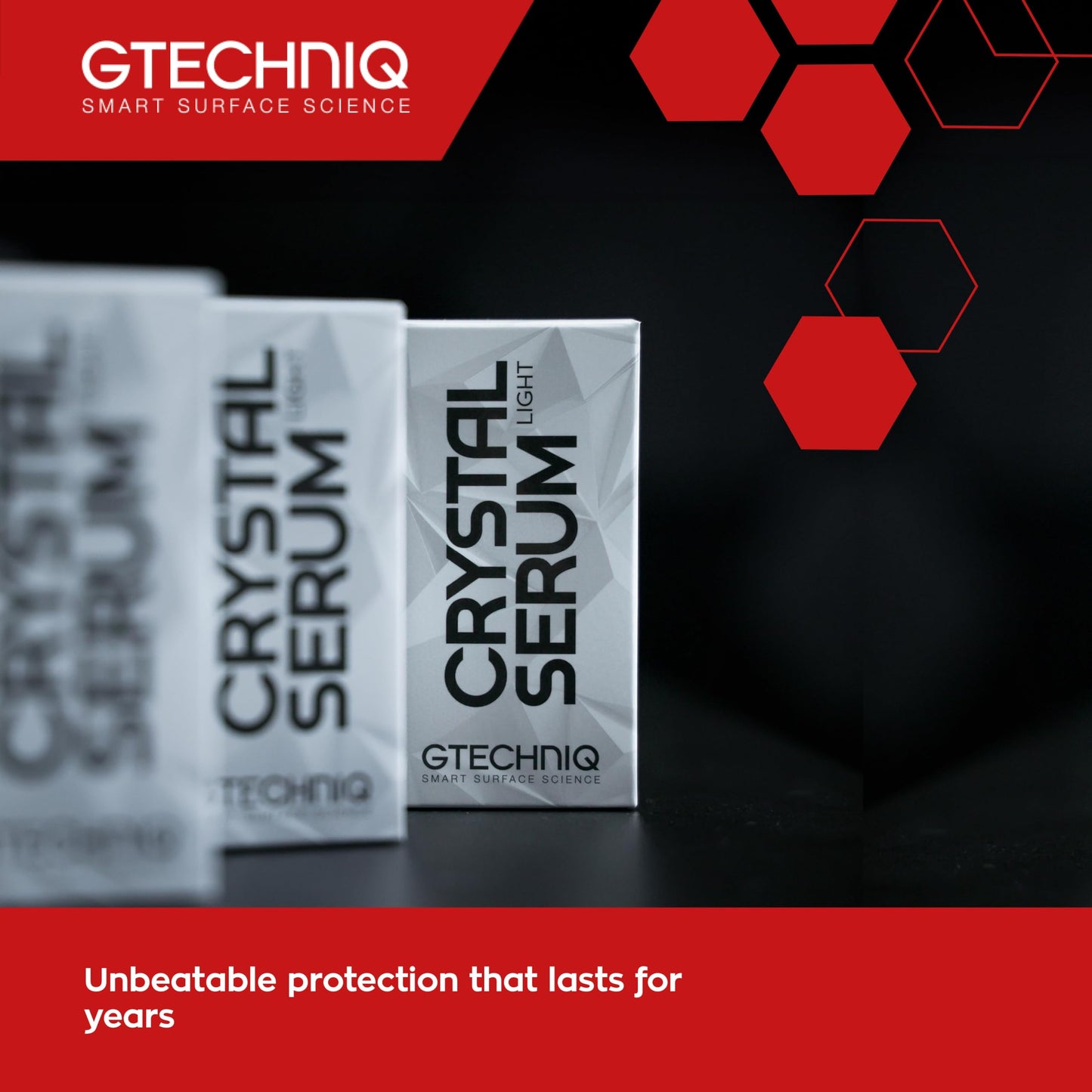 Gtechniq - CSL Crystal Serum Light - Ceramic Coating, Protect Your Paint, Add Gloss, Resist Swirls, Repel Contaminants, Ultra-Durable, High-Gloss, Slick Feeling, Resists Chemicals (50 milliliters)