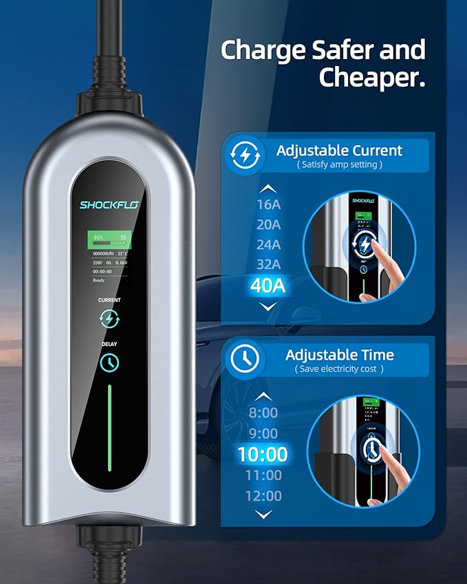 Shockflo 40 AMP Portable EV Charger