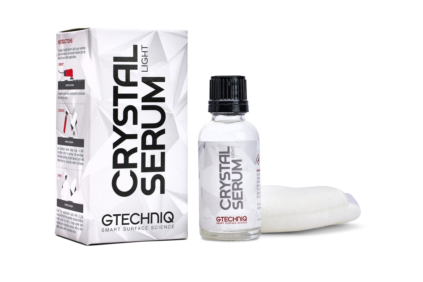 Gtechniq - CSL Crystal Serum Light - Ceramic Coating, Protect Your Paint, Add Gloss, Resist Swirls, Repel Contaminants, Ultra-Durable, High-Gloss, Slick Feeling, Resists Chemicals (50 milliliters)