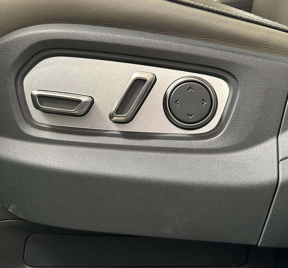 Rivian R1S & R1T | Front Seat Adjustment Switch Panel Cover Trim